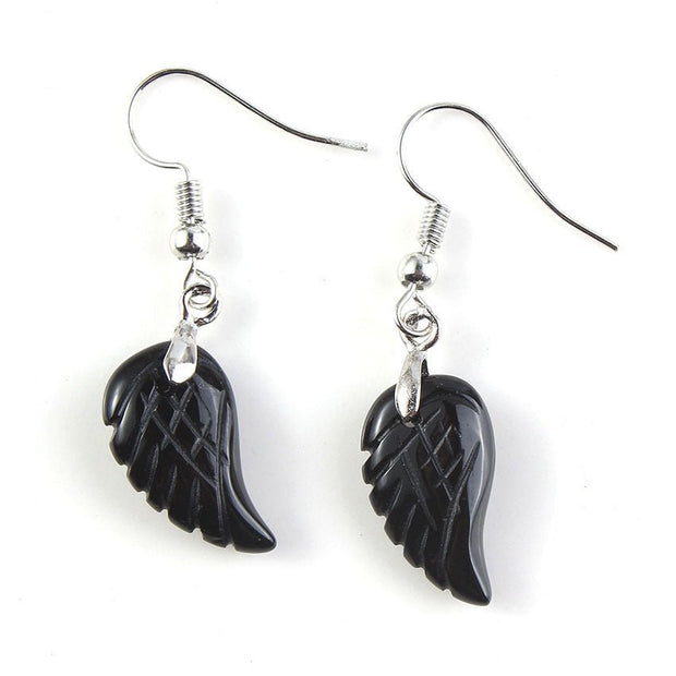 Angel's Crystal Wings Earrings - In Balance Spirit