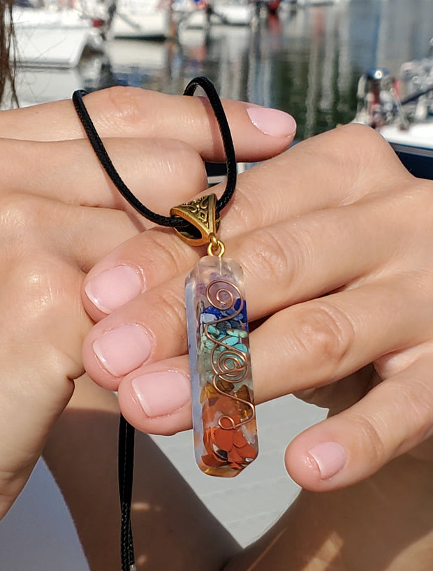 Crystal Healing Orgonite Amulet - In Balance Spirit