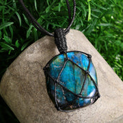 Dragon's Heart Labradorite Necklace - In Balance Spirit