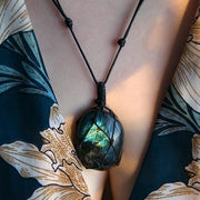 Dragon's Heart Labradorite Necklace - In Balance Spirit