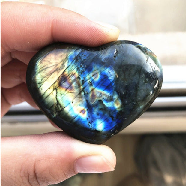 Labradorite Crystal Heart - In Balance Spirit