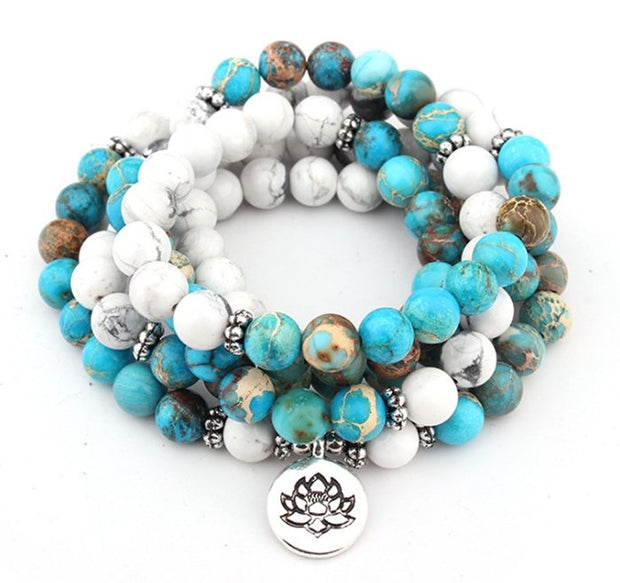 Love and Kindness Turquoises Mala 108 Beads - In Balance Spirit